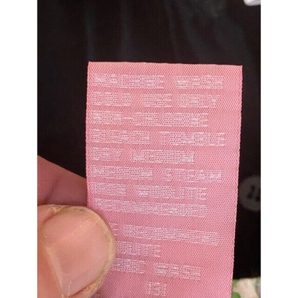 Vtg Y2K Hype Mini Tiered Skirt Womens Sz 12 Green White Purple Floral Fairycore - Picture 7 of 7